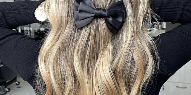 A técnica air touch é um jeito de fazer mechas em que o profissional usa o jato de ar do secador para “soprar” - Créditos: depositphotos.com / mysha.kisia@gmail.com