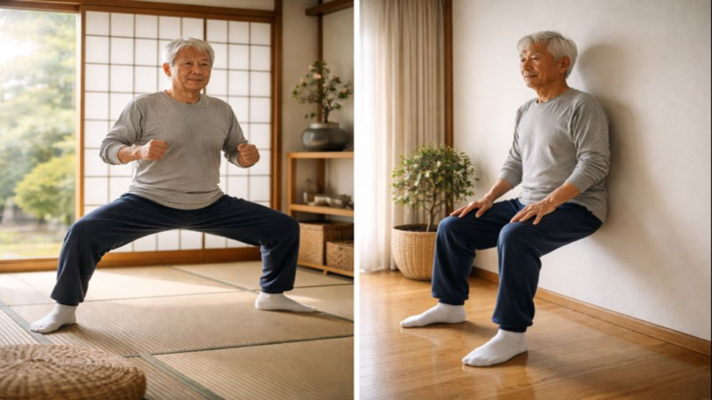 O segredo dos japoneses para nunca perder a força nas pernas mesmo depois dos 60+