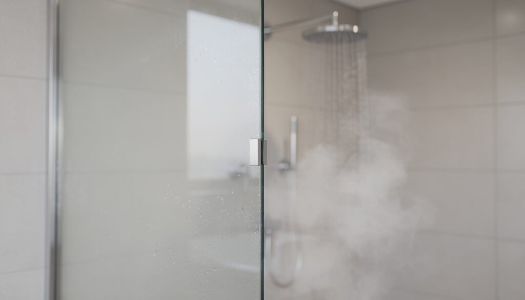 Adeus banheiro com box de vidro comum: o modelo com tratamento antiembaçante que reduz manchas e marcas de água e virou tendência em 2026