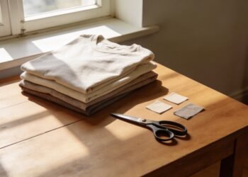 Antes de jogar fora as camisetas velhas, aprenda a transformá-las em panos de limpeza que não soltam fiapos nos móveis