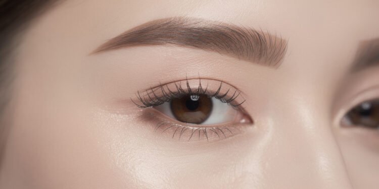 Sobrancelha reta é o novo truque de beleza coreana que faz um efeito lifting facial instantâneo(sem agulhas nem filtro)