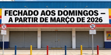 Supermercados funcionam pela última vez aos domingos no dia 22