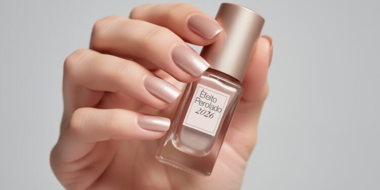 Diga adeus às unhas matte que mancham com qualquer produto de limpeza, o acabamento perolado é a escolha mais sofisticada para 2026
