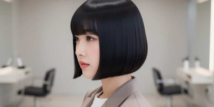 Corte bob japonês combina estética minimalista e funcionalidade para um visual atual