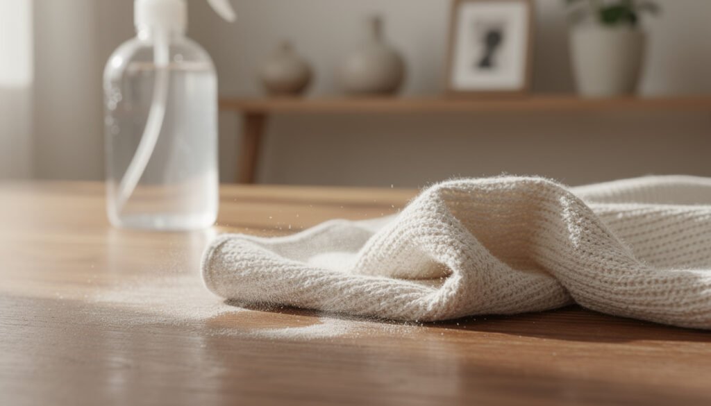 Antes de jogar fora as camisetas velhas, aprenda a transformá-las em panos de limpeza que não soltam fiapos nos móveis