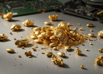 Nunca mais jogue fora esse parelho, ele contém ouro de 22 quilates