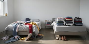 O que significa guardar roupas espalhadas só quando recebe visita em casa, segundo a psicologia