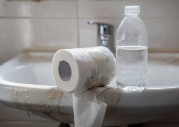 Eu despejo vinagre em um rolo de papel higiênico e o coloco em um canto: muita gente não entende o porquê, mas depois faz a mesma coisa