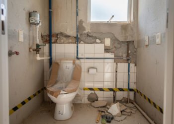 Era para ser uma simples reforma de banheiro. E foi, até que a chegada dos fiscais da obra revelou algo inesperado