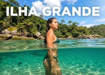 O paraíso escondido no Brasil, onde o mar é cristalino como esmeraldas e o tempo passa devagar