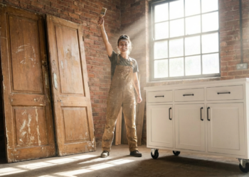 Antes de jogar fora o guarda-roupa velho, veja como ele pode virar balcão, sapateira e até roupeiro sob medida!