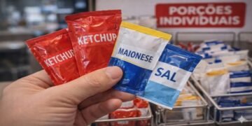 A partir de agosto de 2026, será obrigatório remover os sachês de ketchup, maionese e sal dos restaurantes europeus