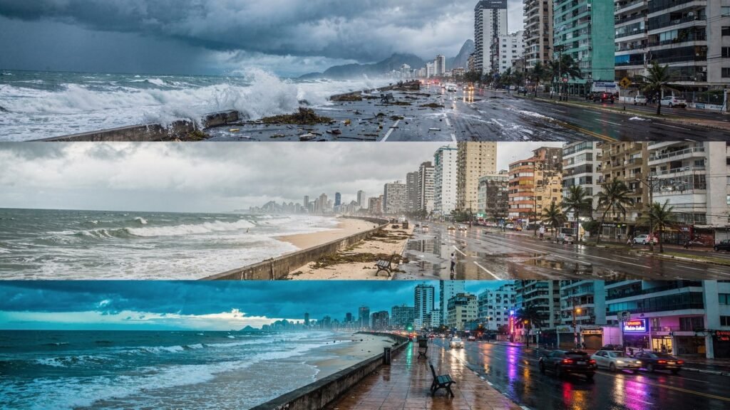 NASA faz alerta para elevação do mar e reforça risco crescente para cidades do litoral brasileiro