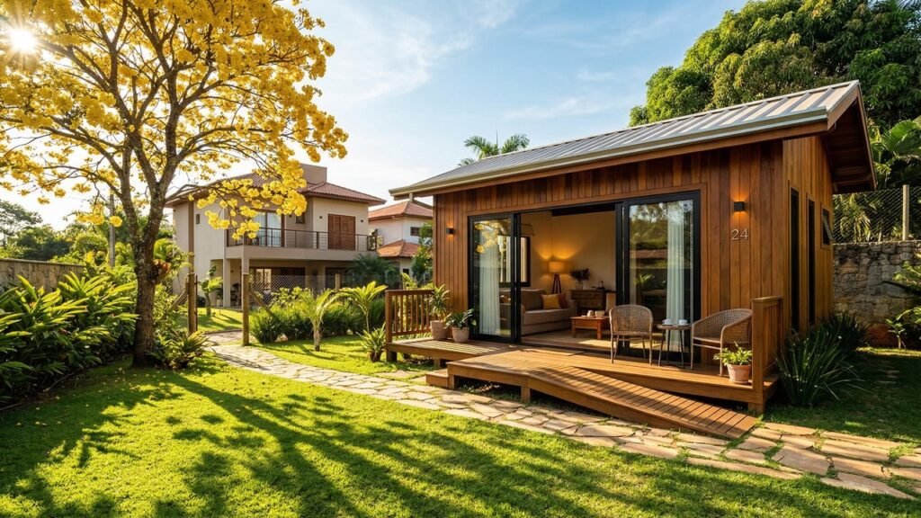 Ele não queria ir para um lar de idosos e encontrou no quintal do filho a solução perfeita para envelhecer com liberdade