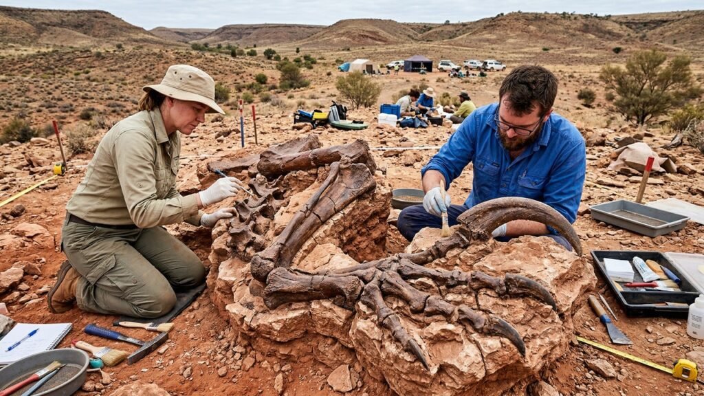 Descoberta de dinossauro predador na Austrália revela pistas inéditas sobre origem dos grandes dinossauros carnívoros