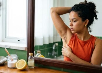 Cuidado com receitas caseiras: axilas escuras podem piorar com um erro comum nas receitas caseiras de clareamento