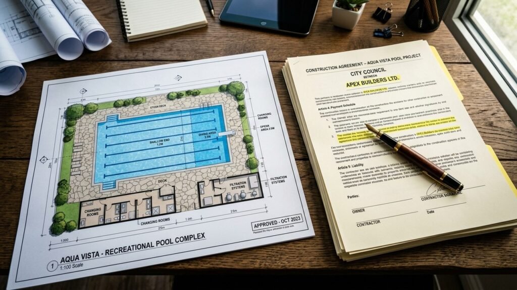 Proprietário processa construtora por vazamento em piscina, Justiça descarta obra externa e obriga reparo gratuito em 6 meses