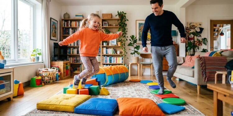 Transforme brincadeiras com as crianças em um momento de exercício físico e aproximação