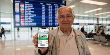 Aposentados do INSS podem pagar apenas R$ 200 para voar de avião, mas muitos ainda desconhecem o benefício