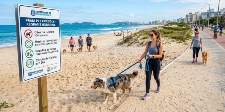 Donos de cachorro recebem alerta sobre nova regra nas praias e podem levar multa se ignorarem