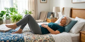 Faça estes exercícios na cama e veja como seu abdômen pode ficar mais firme depois dos 60