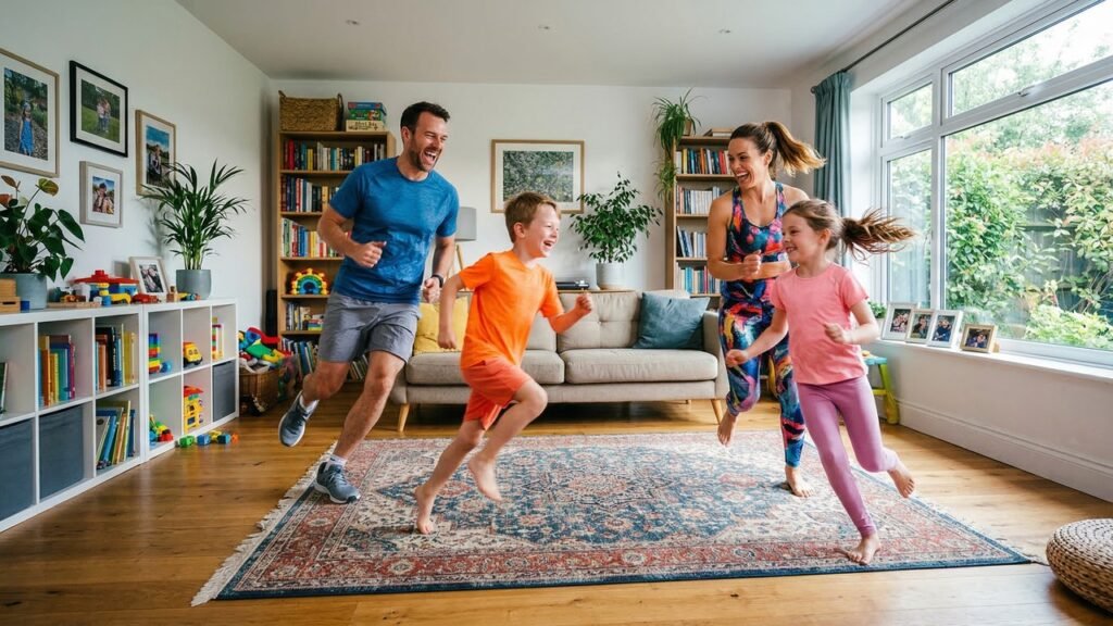 Transforme brincadeiras com as crianças em um momento de exercício físico e aproximação