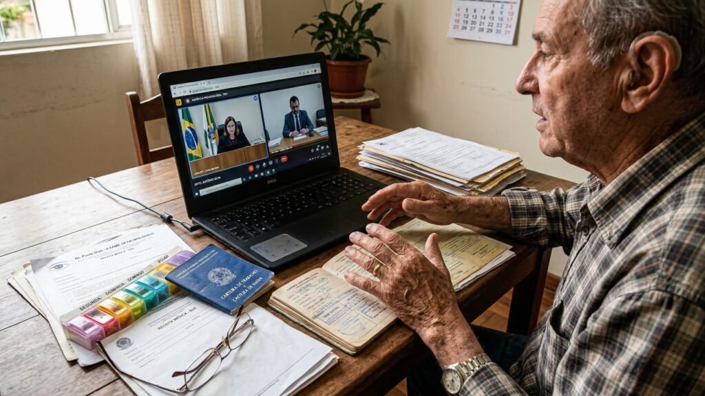 "Esqueci de me aposentar", relata idoso de 92 anos em audiência previdenciária ao pedir benefício do INSS