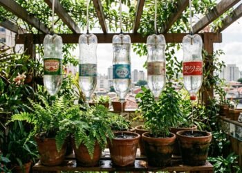 Como fazer um sistema de rega automática para suas plantas utilizando garrafas PET