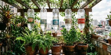 Como fazer um sistema de rega automática para suas plantas utilizando garrafas PET