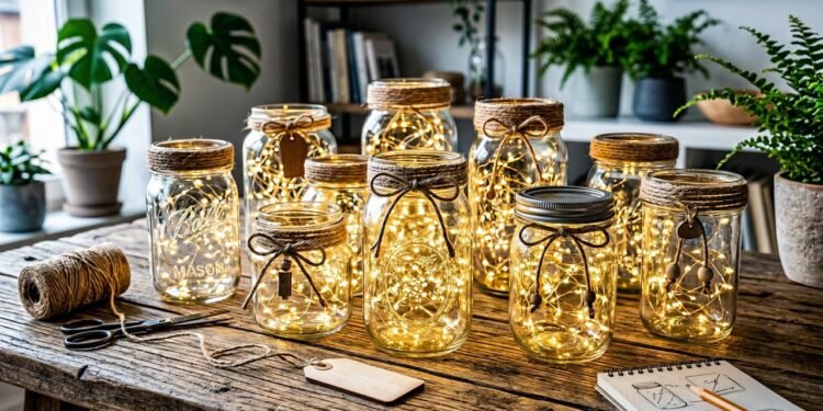 Transforme pote de vidro em luminária de LED e veja como criar uma luz aconchegante gastando quase nada
