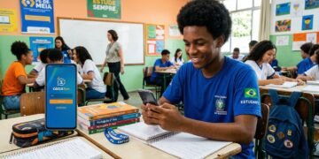 Calendário do Pé de Meia 2026 organiza pagamentos por mês de nascimento e inclui bônus para quem participa do Enem