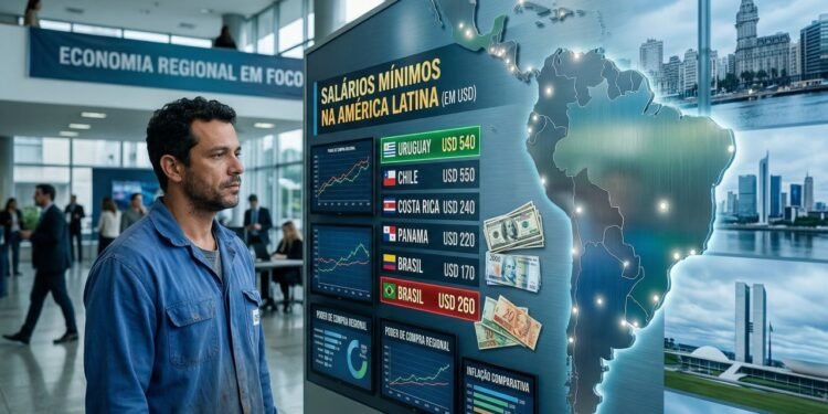 Salário mínimo de R$ 3.241 por mês já é pago em país da América Latina e diferença para o Brasil surpreende trabalhadores