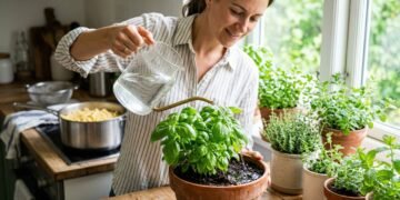 Comecei a jogar água de macarrão nas minhas plantas e me surpreendi com o que aconteceu com elas