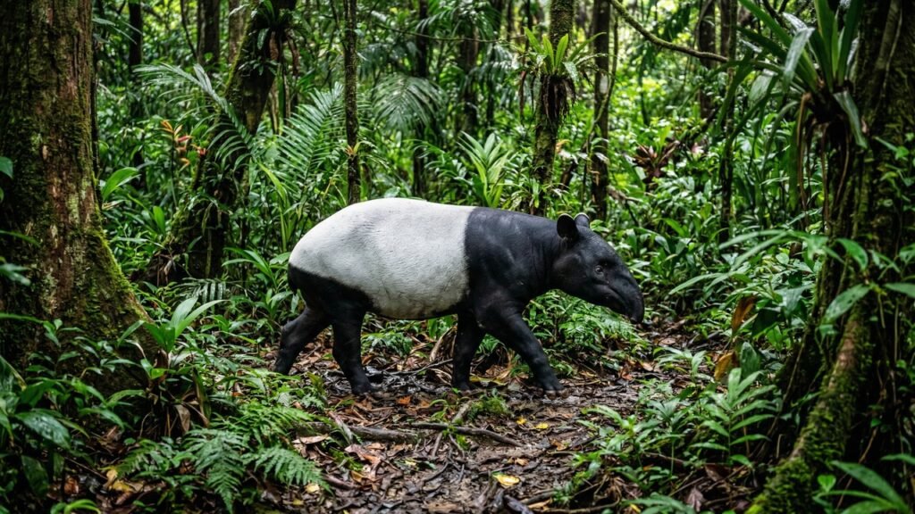 Zoológico celebra nascimento raro de anta-malaia após anos de programa de reprodução