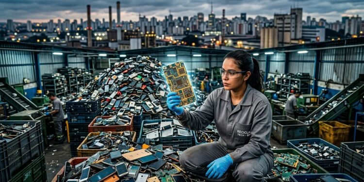 Você pode estar jogando ouro 22 quilates no lixo sem perceber toda vez que descarta um celular ou computador antigo