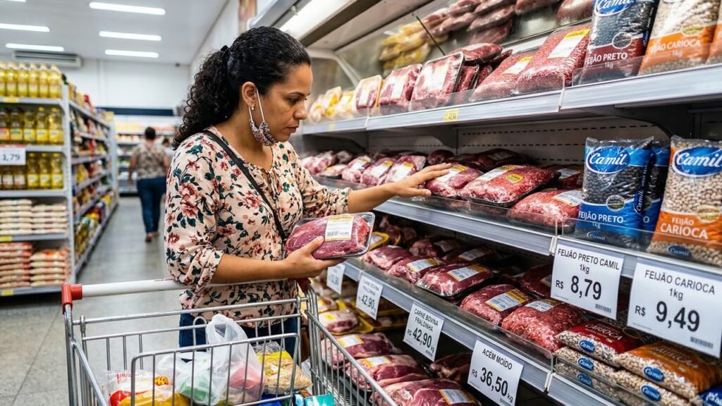 Cesta básica dispara em capitais brasileiras e começa a consumir grande parte do salário de trabalhadores