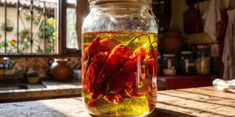 Faça essa conserva de pimenta em azeite e tenha um tempero aromático pronto para usar nas receitas mais especiais