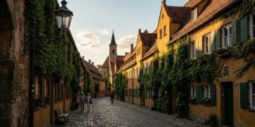 Na Alemanha um bairro medieval ainda aluga casas por poucos centavos e mantém costumes que parecem de outro século