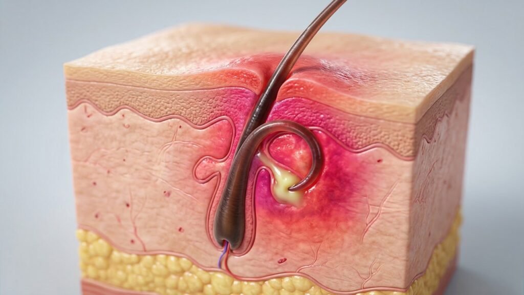 Quase todo mundo comete esse erro com pelo encravado e só percebe quando a pele já está marcada