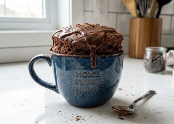 Como fazer bolo de caneca de chocolate sem louça, sem bagunça e pronto em 2 minutos