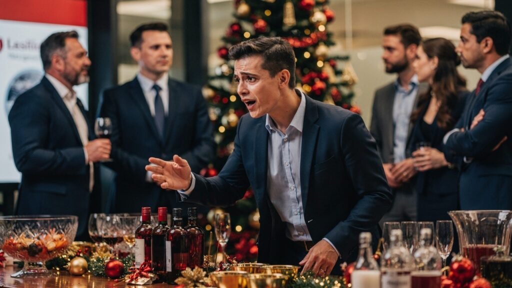 A festa de fim de ano saiu do controle, ela cometeu um deslize que ninguém imaginava e perdeu o emprego imediatamente