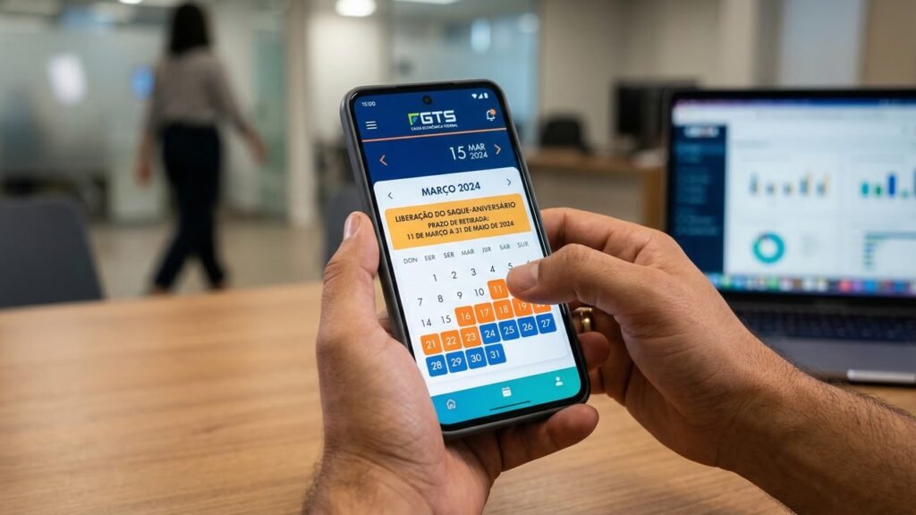 Quem nasceu em março pode sacar parte do FGTS em 2026, mas precisa ficar atento ao prazo