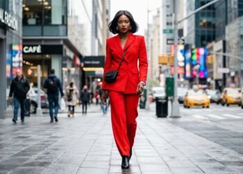 A cor clássica voltou com força e está transformando produções simples em visuais cheios de presença