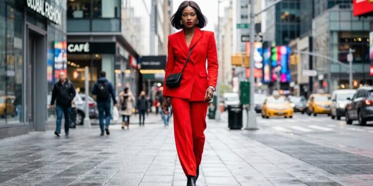 A cor clássica voltou com força e está transformando produções simples em visuais cheios de presença