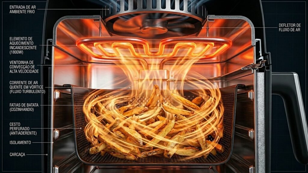 O fim do reinado do forno: o eletrodoméstico 3 em 1 que cozinha mais rápido e mais fácil