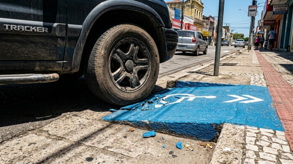 Pare de estacionar assim agora: esse erro comum pode gerar multa, pontos na CNH e até remoção do veículo
