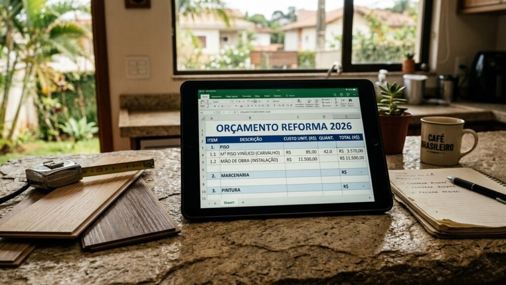 Qual o real custo para trocar os pisos comuns e instalar piso vinílico na sua casa em 2026