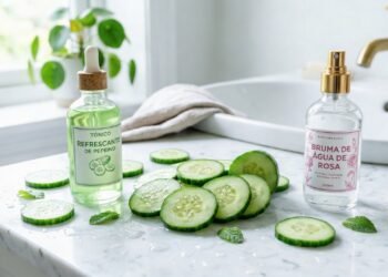 O truque gelado que muita gente está usando para diminuir o brilho da pele em poucos minutos