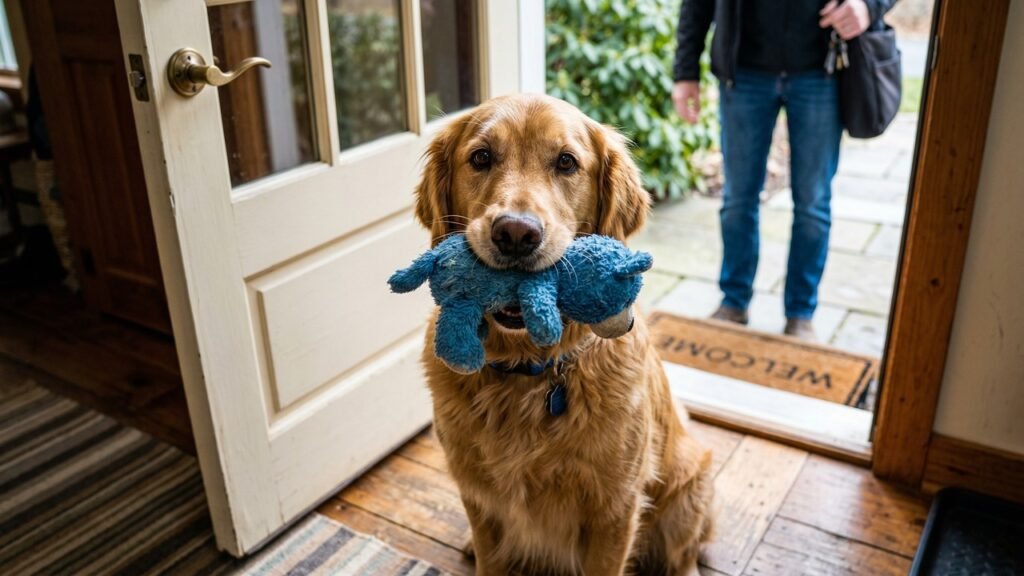 Seu cachorro corre com um brinquedo quando você chega? O gesto fofo pode revelar algo importante sobre o vínculo com você