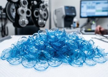 Médicos encontram 27 lentes de contato no olho de paciente durante exame antes de cirurgia